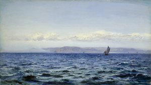 Light Breeze off Dodman at Mevagissey, Cornwall, 1881